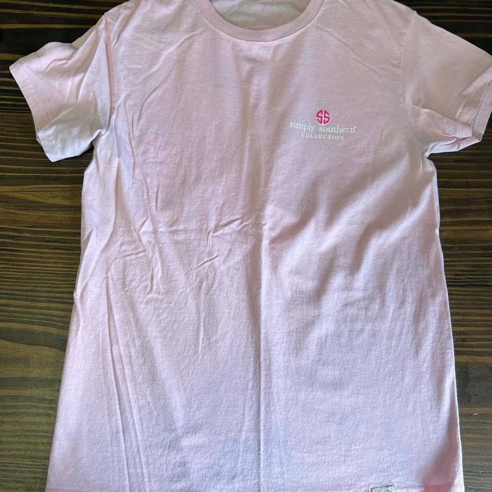 Simply Southern Light Pink tee